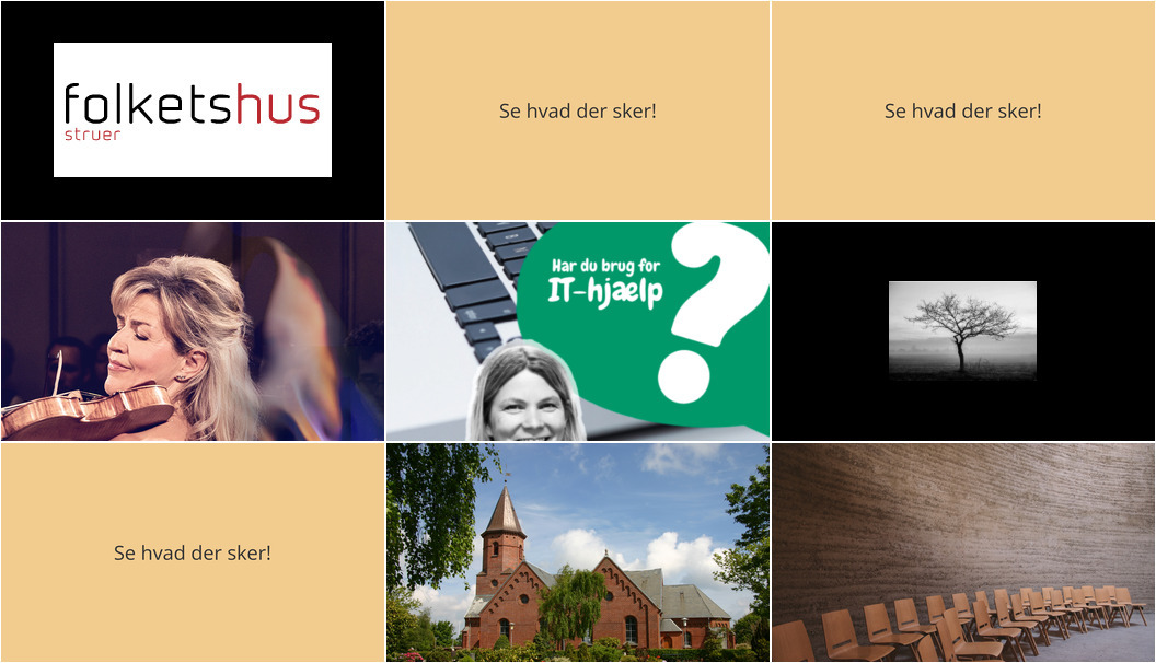 Oplev Struer: Forestillinger, koncerter og workshops i den kommende uge