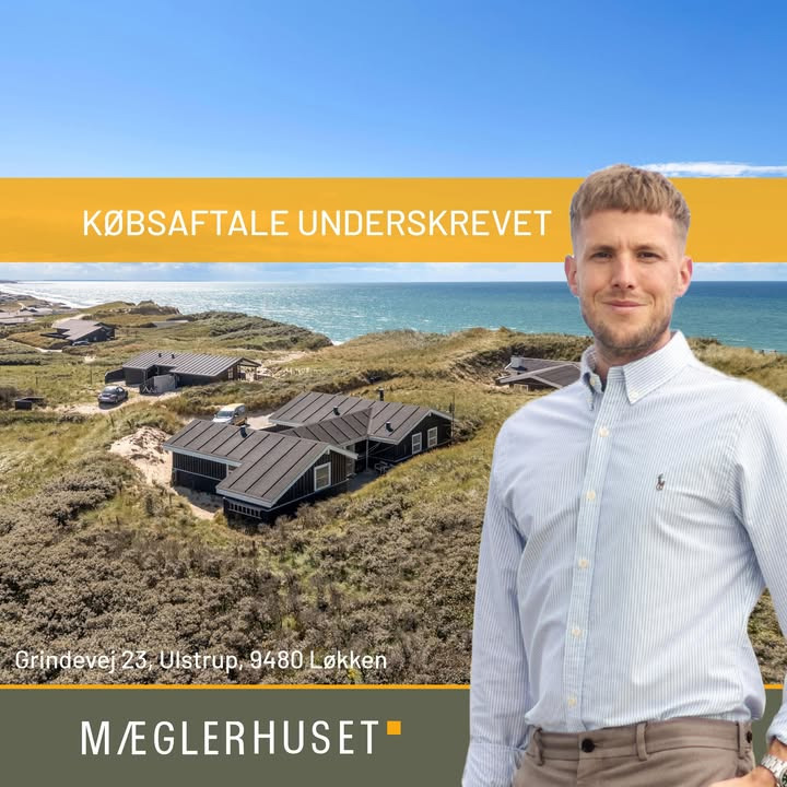 Mæglerhuset Vestkysten I/S melder købsaftale underskrevet på Grindevej 23 i Ulstrup
