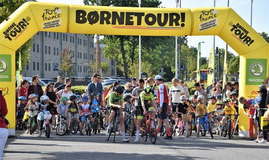 Randers-børn i gule førertrøjer