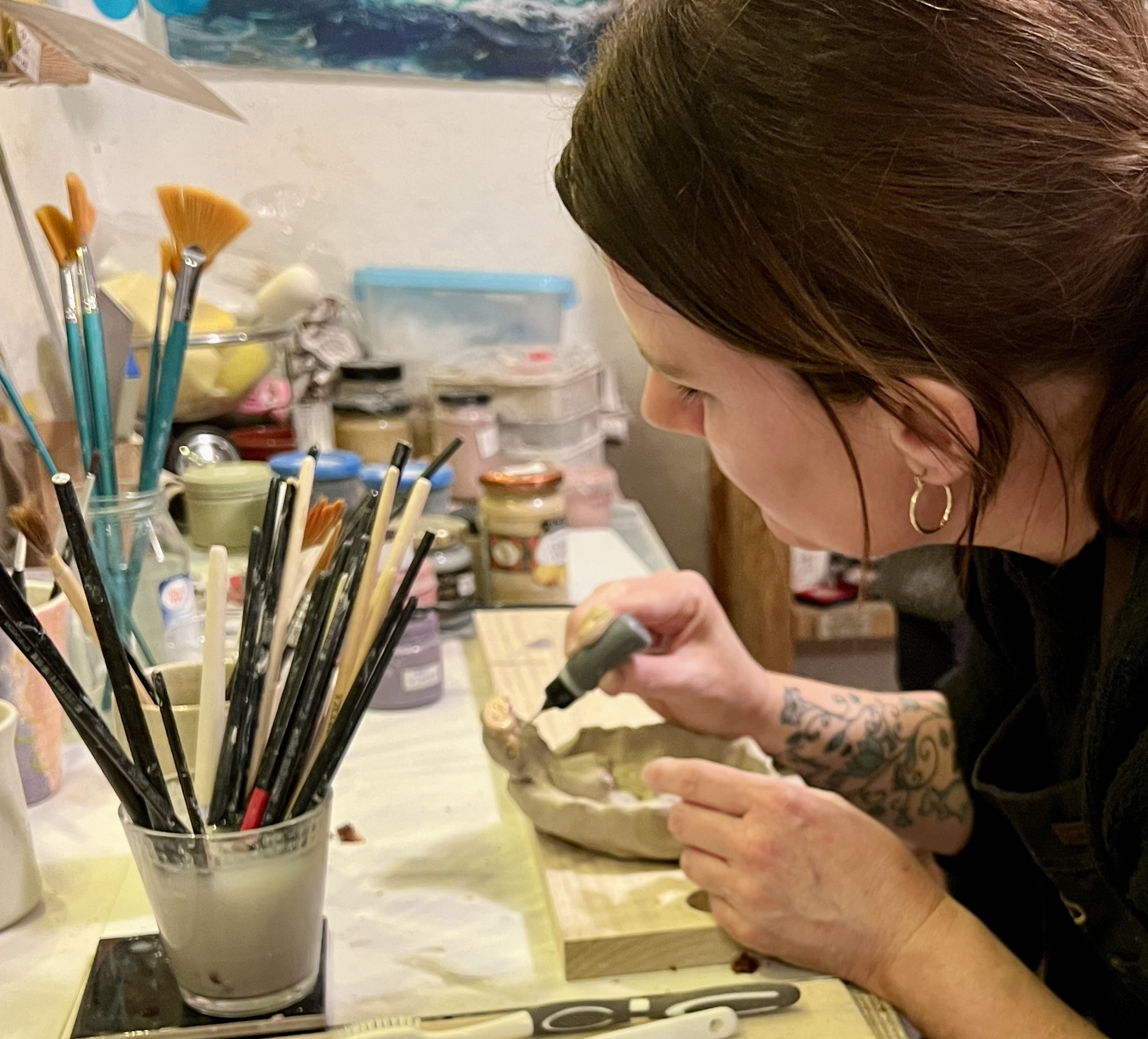 Keramikworkshop i Herning: Skab med stentøjsler