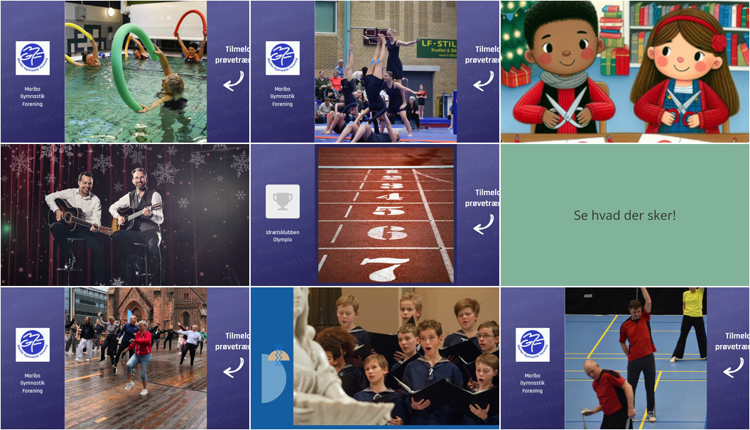 Vandgymnastik, julestemning på biblioteket og musikalske oplevelser i Maribo