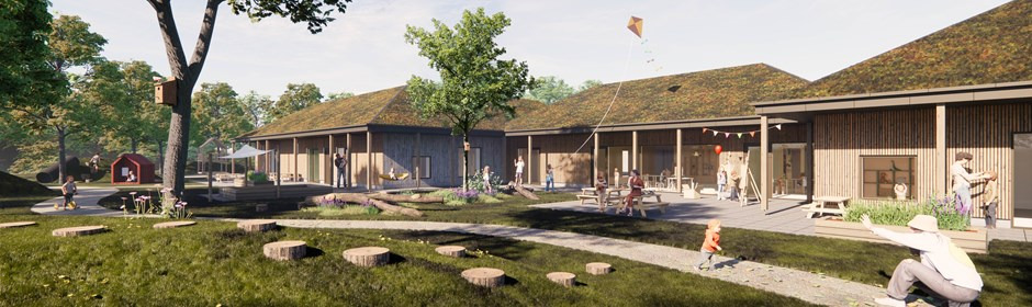 Børnehuset Årupvej tilbyder grøn og bevægelsesrig opvækst for Hedensteds yngste