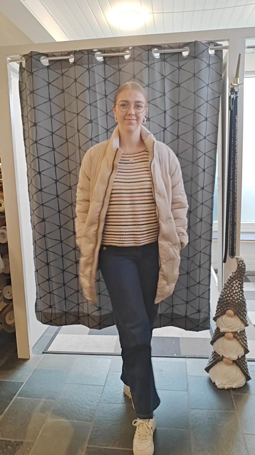 Vatteret vinterjakke fra Brandtex hos Elins Butik til 999,95 kr.