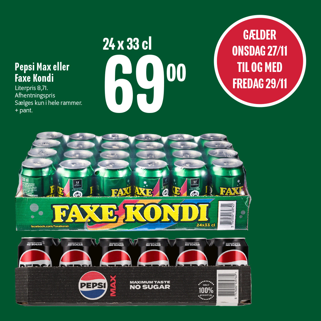 Min købmand, Nim: find din favoritdrik fra sodavand til kaffe og øl i denne uge