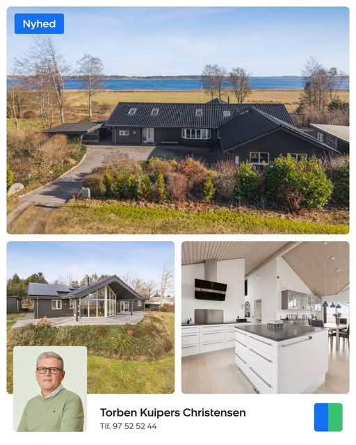 Nybolig Skive I/S præsenterer fritidsbolig med panoramaudsigt over Hjarbæk Fjord