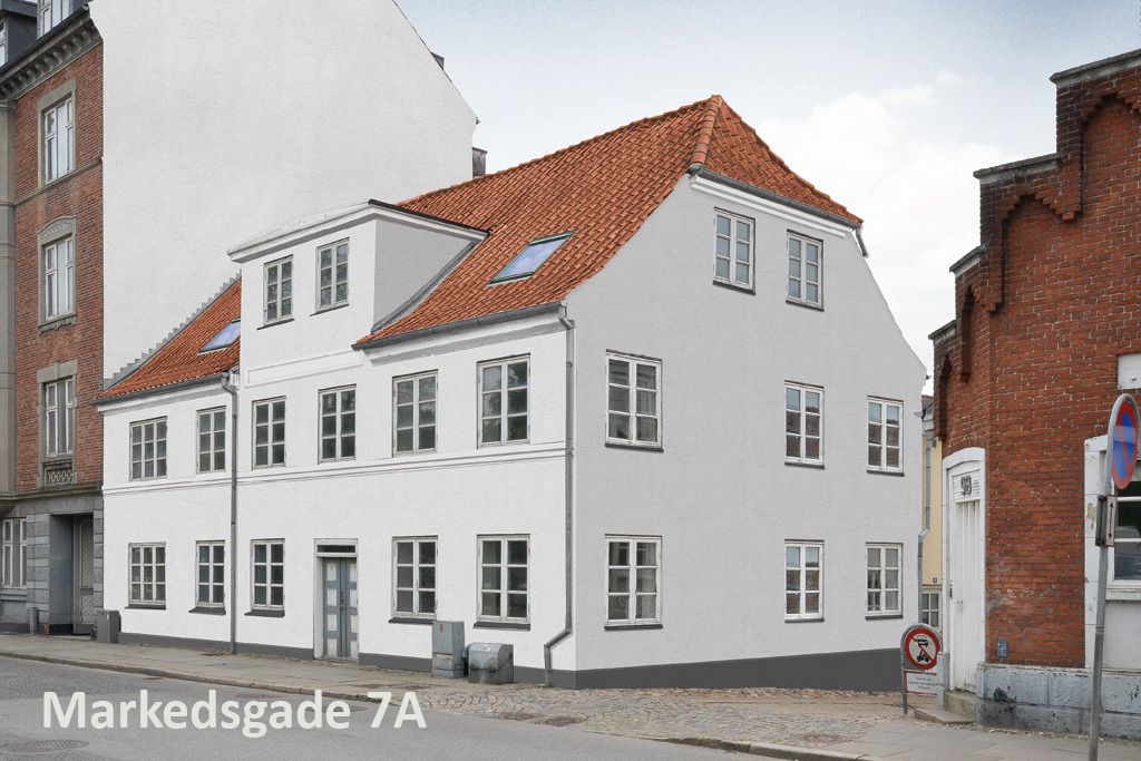 RandersBolig inviterer til åbent hus i stor 2-etagers lejlighed med garage mulighed i Randers Midtby