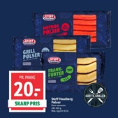 Skru op for grillen: Steff Houlberg pølser til 20 kr.