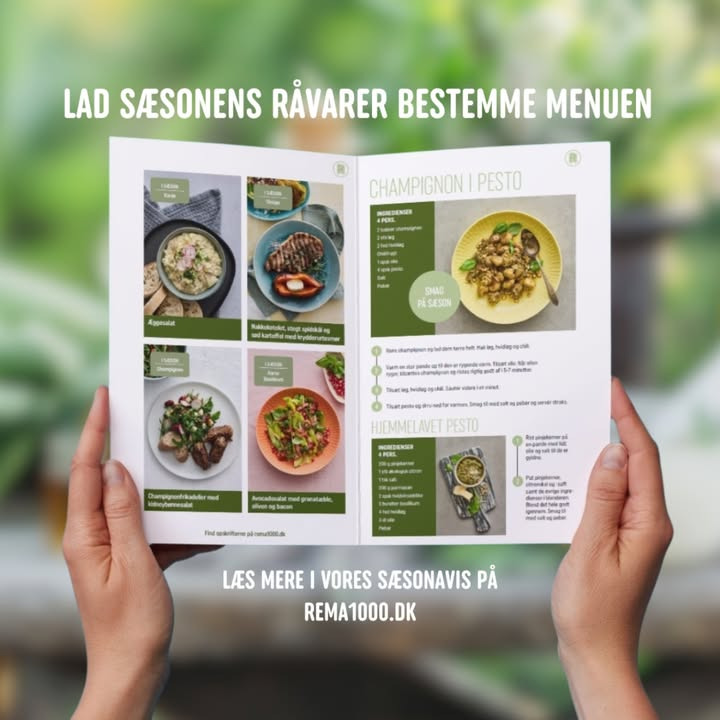Rema1000 Gærumvej deler tips til sæsonens friske råvarer i ny avis