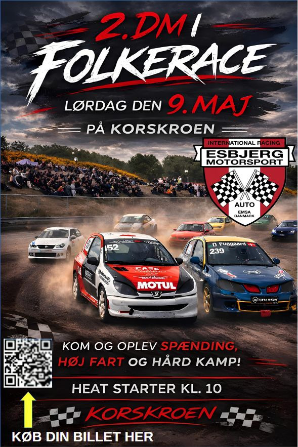 Oplev 2. DM i folkerace på Korskrobanen