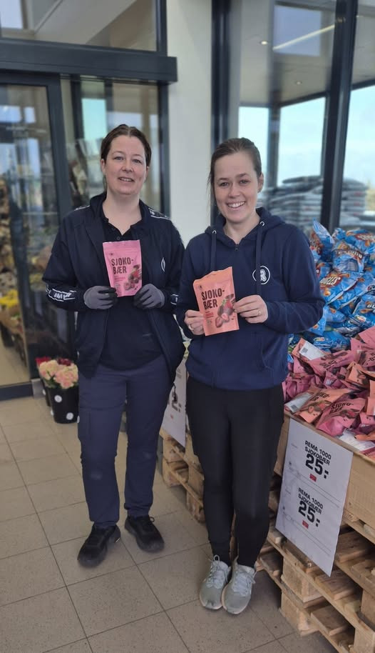 Rema 1000 Slots Bjergby præsenterer nye sjokobær til kun 25 kr.