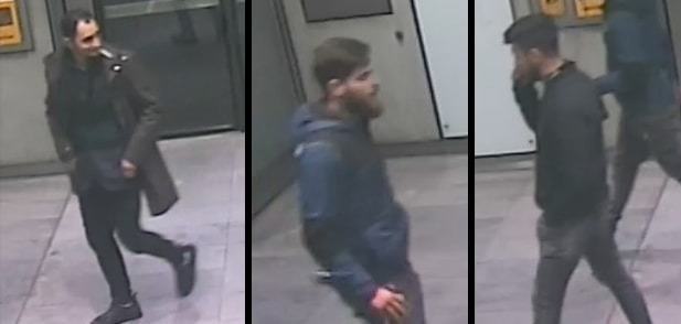 Tre mænd efterlyses for gaderøveri på Nordre Fasanvej