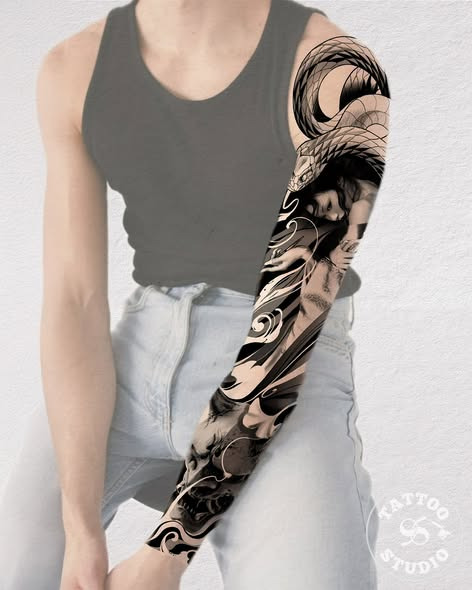 Tattoo Studio 96 præsenterer kraftfuldt design af Quentin