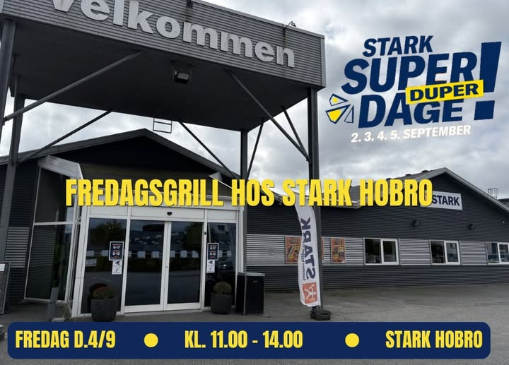 STARK Hobro inviterer på pølser og kolde drikke til Super Duper Dage