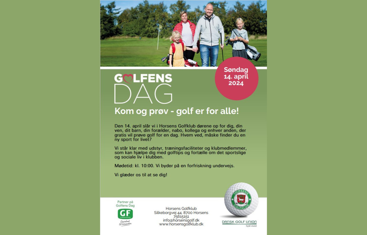 Golfens Dag i Horsens: En chance for nye spillere