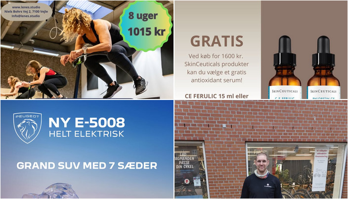 Nyt fra Top Clinic v/Else Møller Larsen, HENRIK CHRISTENSEN Vejle, Fri BikeShop Vejle og 1 anden