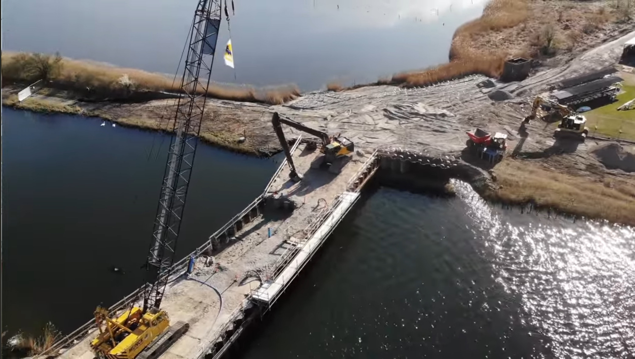 Indvielse af kystbeskyttelsesanlæg ved Sakskøbing Lystbådehavn