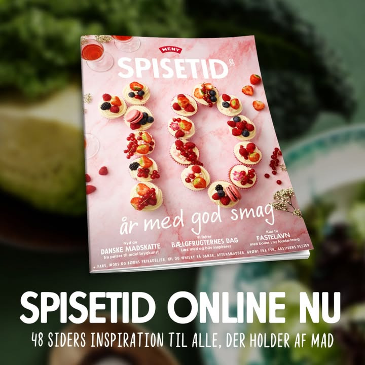 Meny Randers fejrer 10 år med nyt Spisetid-magasin fyldt med inspiration