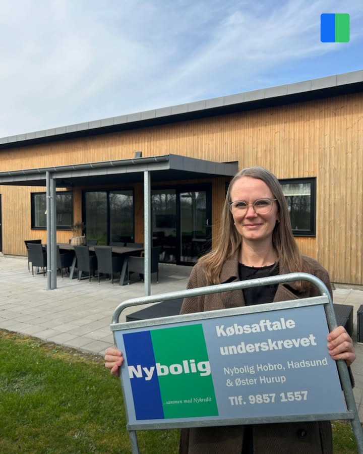 Christina i Nybolig Hadsund underskriver første handel med succes