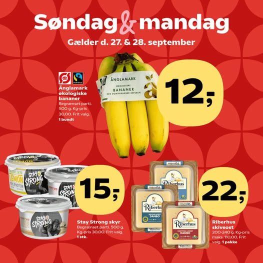 SuperBrugsen Vamdrup har søndag- og mandagskøb den 27. og 28. september