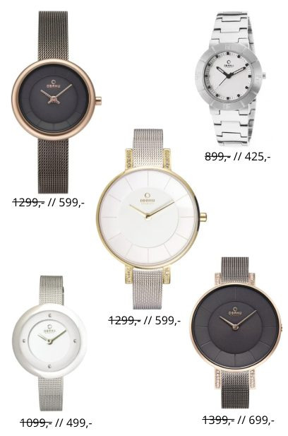 Nyt Syn Brøndum Jeppesen tilbyder byfest-rabat på Obaku-ure