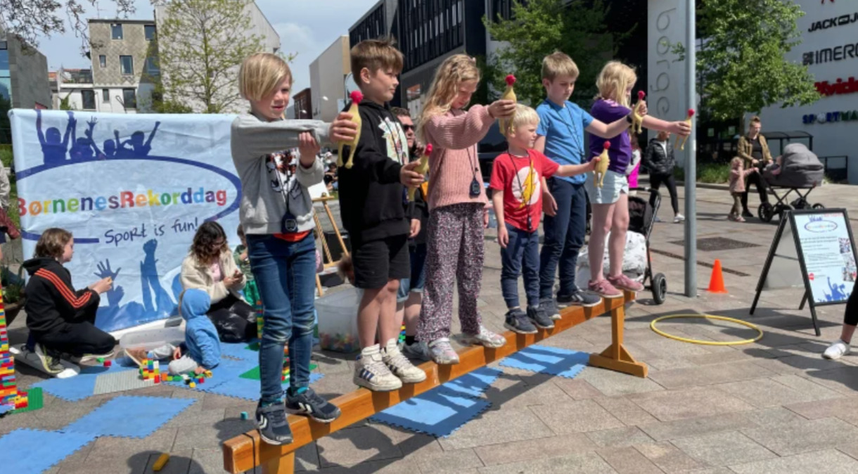 Rekorddag for børn i Bryggen: Sjov og konkurrence for alle aldre
