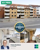 Ny attraktiv pris på velholdt toværelses ejerlejlighed i Randers C med vestvendt altan