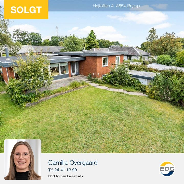 Endnu en bolig solgt i Bryrup af EDC Torben Larsen