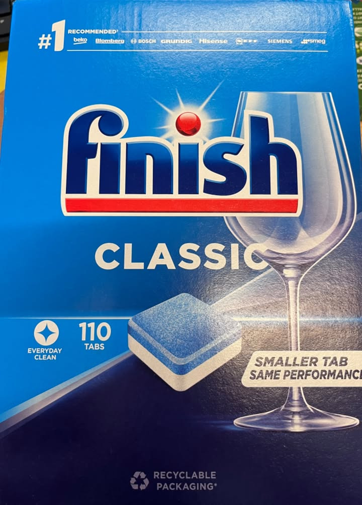 Super tilbud på Finish opvasketabs hos MENY Hobro: 110 stk. til kun 85 kr.