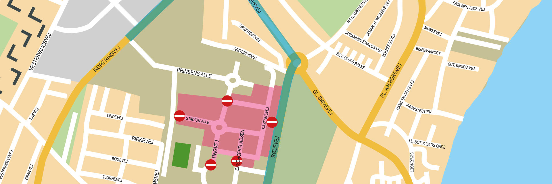 Parkering ved Eksercerpladsen og Stadion i Viborg ændres midlertidigt i juni 2023