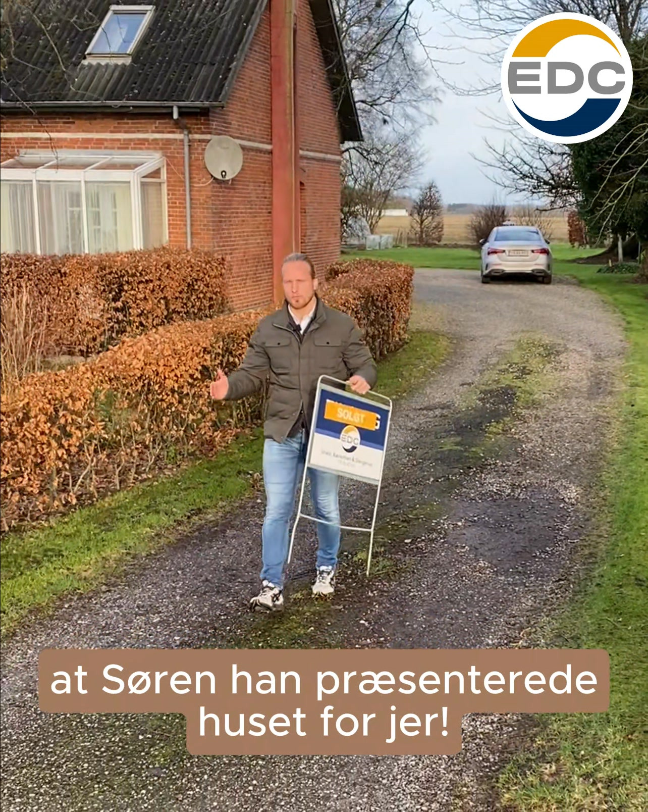 EDC Vejen fejrer lynhurtigt salg af Troldkærvej 14 i Rødding