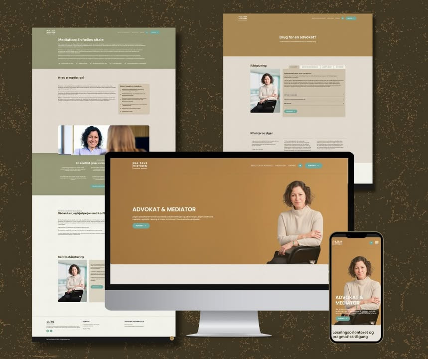 Norsite lancerer ny hjemmeside for advokat Pia Tavs Vistisen