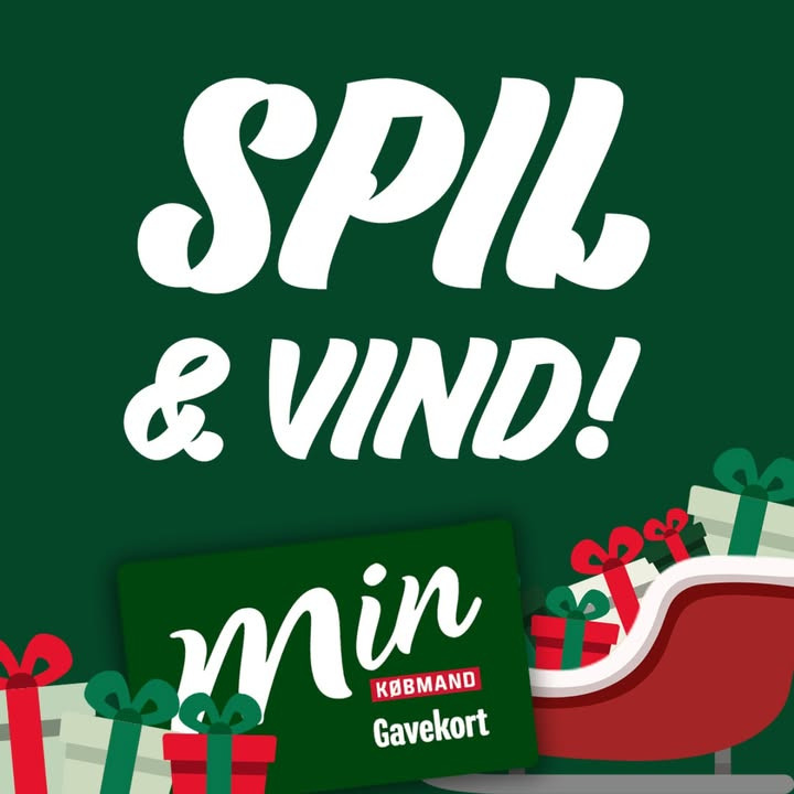 Hjælp julemanden hos Min Købmand, Nim, og vind gavekort til 1.000 kr.