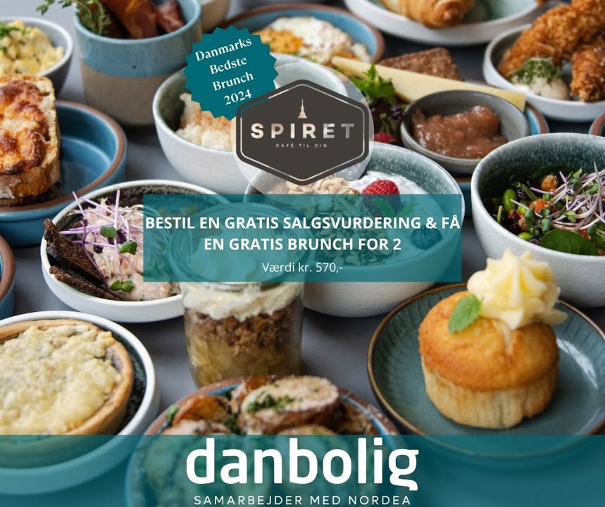 Få en gratis brunch når du bestiller en salgsvurdering hos danbolig Nørresundby inden 31. januar