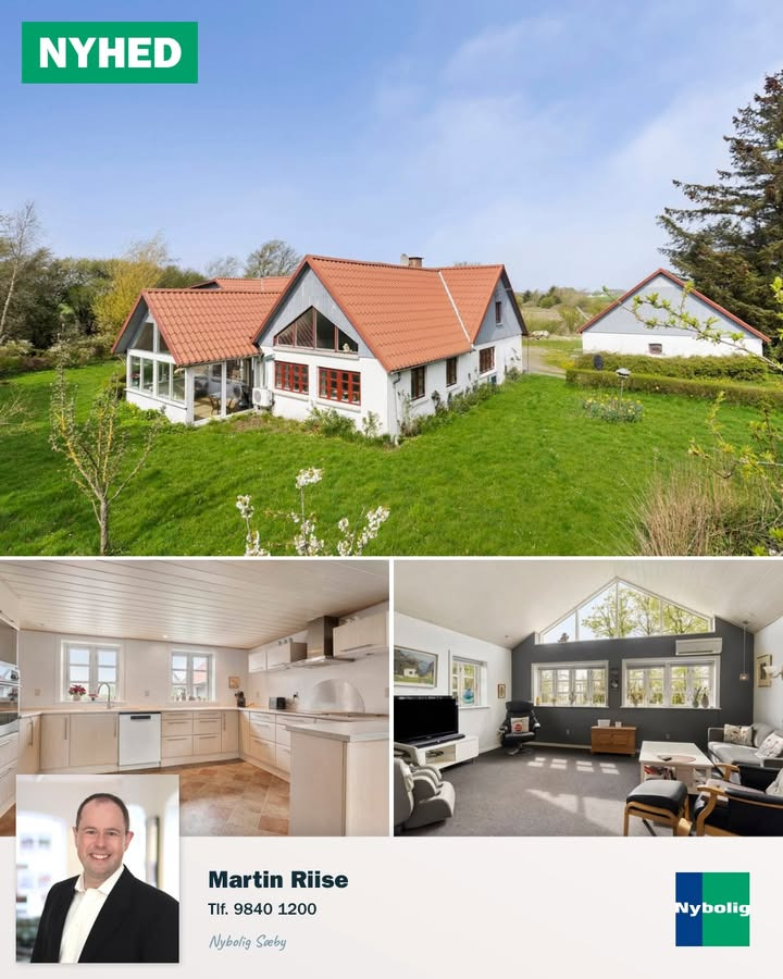 Nybolig Sæby A/S præsenterer landejendom i naturskønne omgivelser i Østervrå