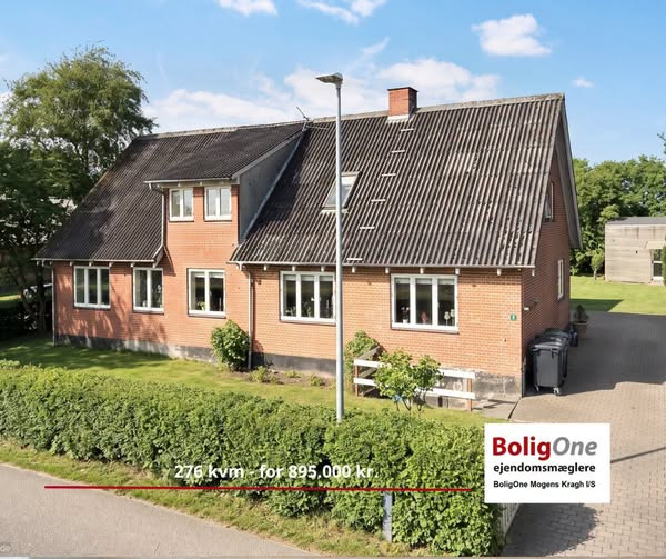 BoligOne Mogens Kragh I/S tilbyder fremvisning af 276 m² bolig til 895.000 kr.