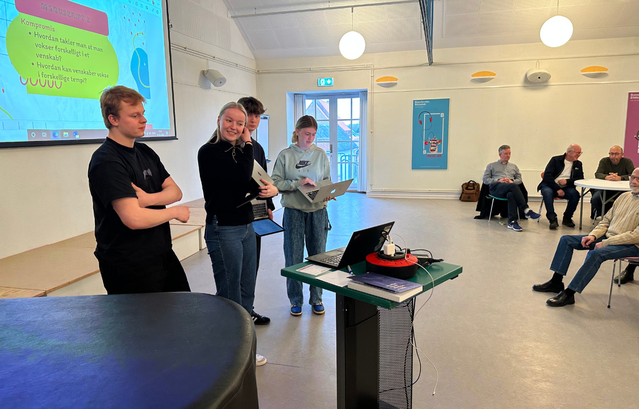 Lokalhistorie fortalt af unge fra Brønderslev Gymnasium