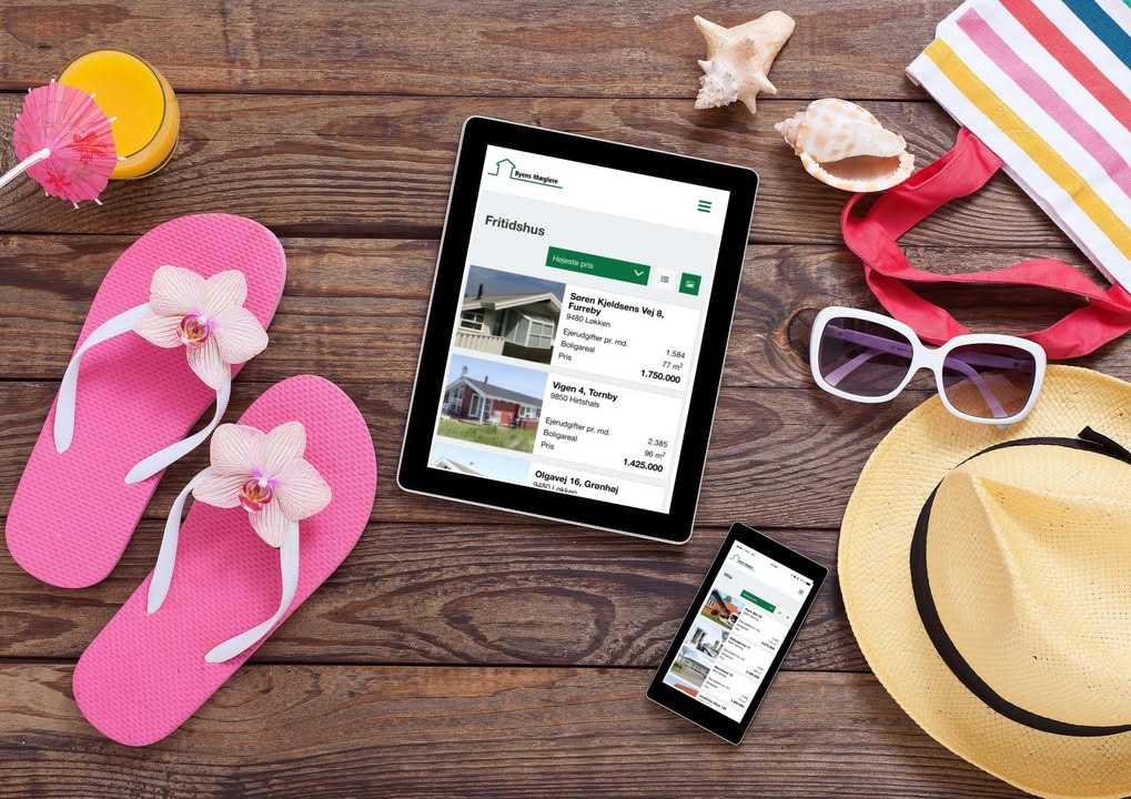 Byens Mæglere ApS, Hjørring: hjemmesiden er åben hele ferien