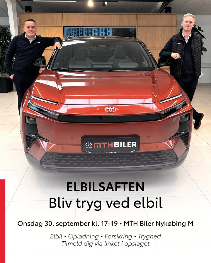 MTH Biler inviterer til Elbilsaften i Nykøbing M