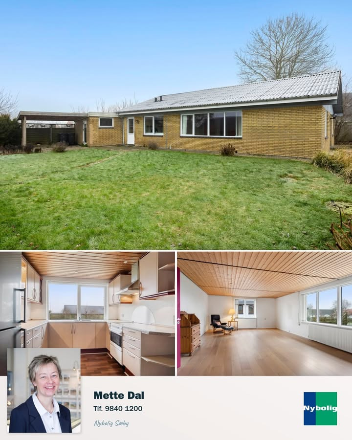 Nybolig Sæby A/S præsenterer veludnyttet etplansvilla på Begonievej 4