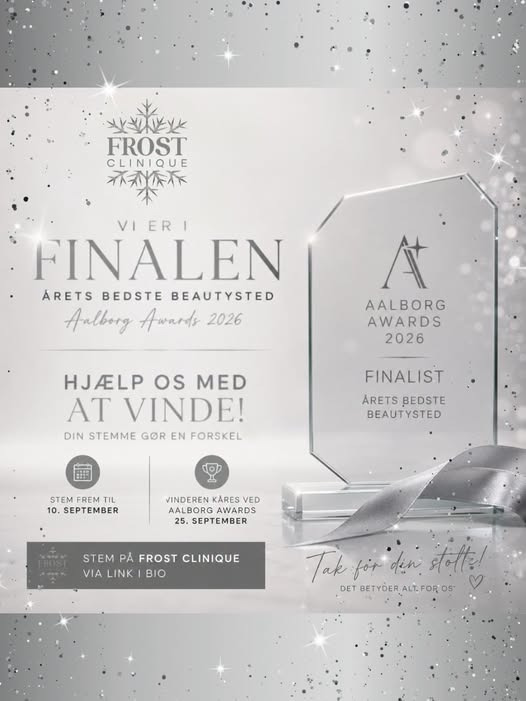 Frost Clinique opfordrer til stemmer i finalen til Årets Bedste Beautysted 2026
