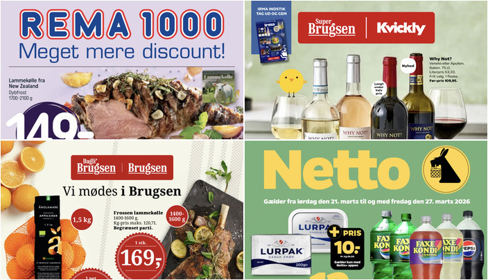 Gode lokale tilbud: Frossen lammekølle til 169 kr. og Rahbek fiskefileter til kun 12 kr.