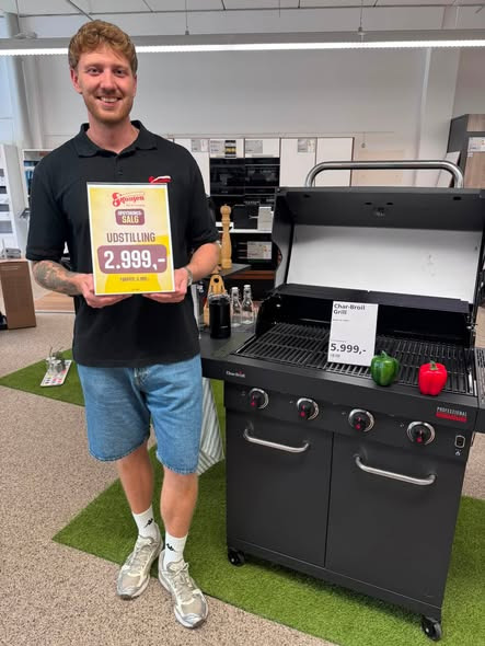 Skousen Risskov holder restsalg på CharBroil-udstillingsmodeller med 50% rabat