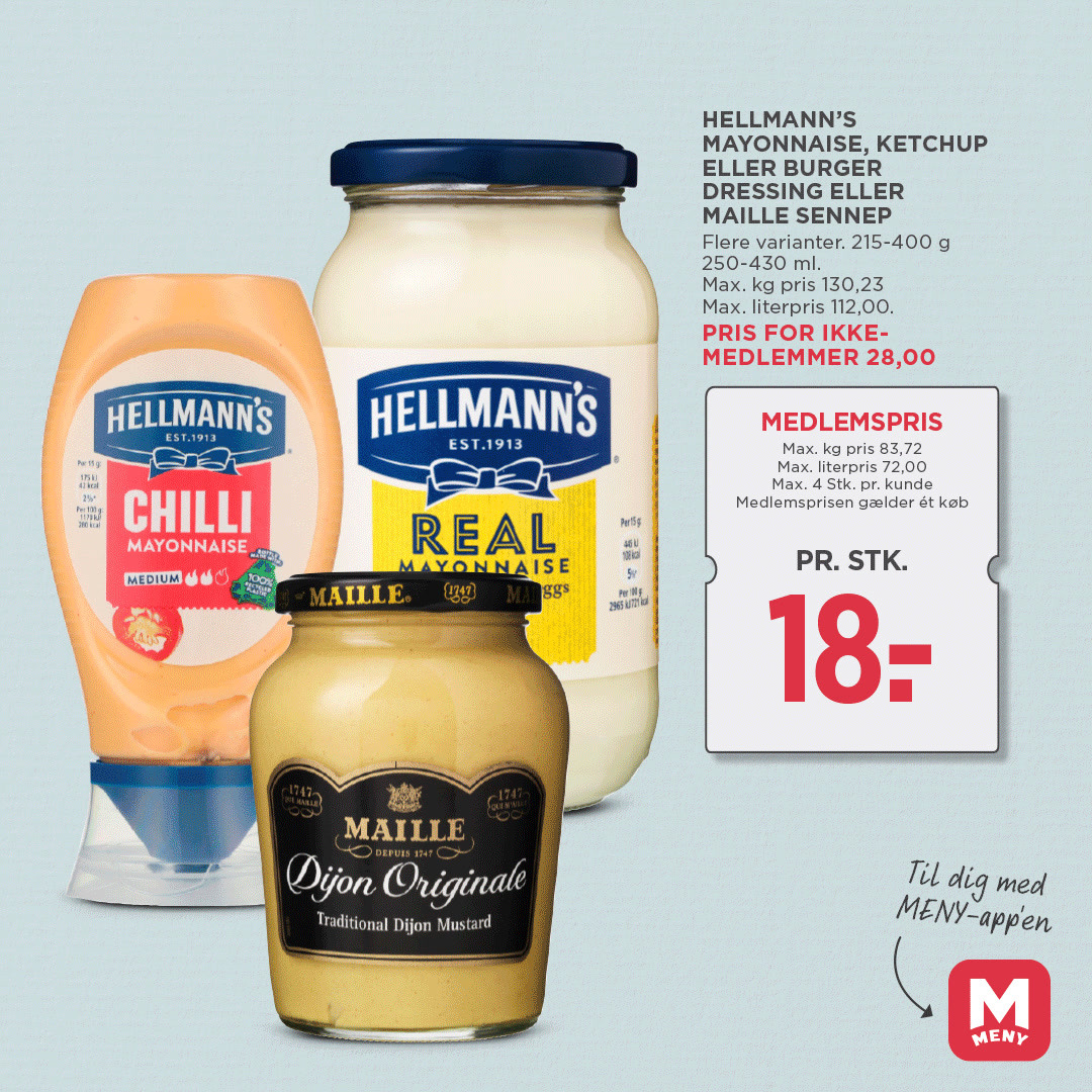 Meny Klarup tilbyder lindt chokolade til medlemspris i MENY-app'en