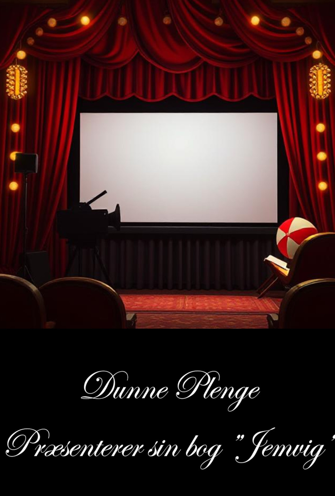 Dunne Plenge præsenterer bogen Jemvig i Fjerritslev Kino