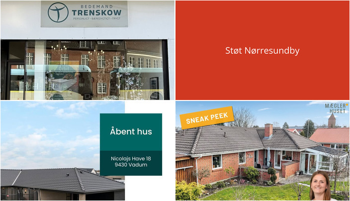 Nyt fra Eberhardts Malerfirma v/Bo Eberhardt, danbolig Nørresundby , Mæglerhuset og 1 anden