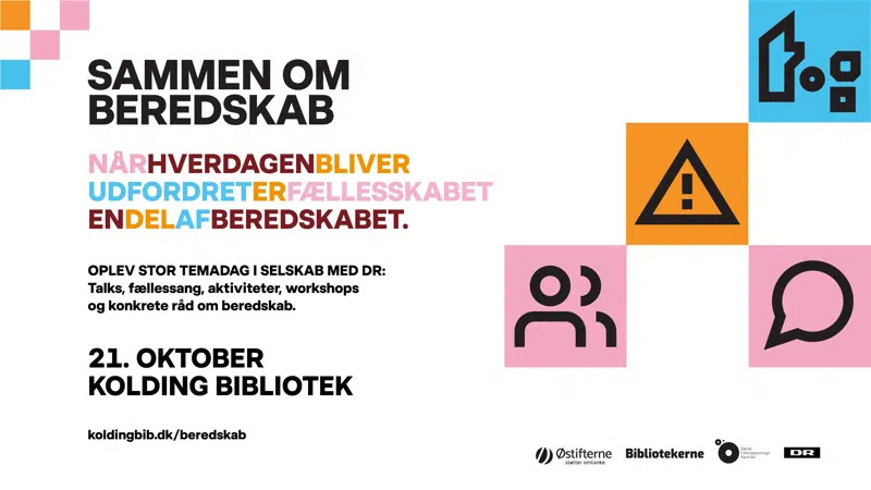 Temadag på Kolding Bibliotek sætter fokus på beredskab med gratis aktiviteter for hele familien