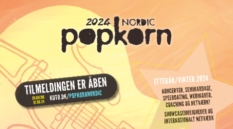 Popkorn Nordic 2024: Find de bedste nye musikalske talenter fra Sjælland