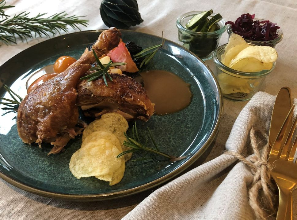 Helles Køkken ApS præsenterer julet aftensmenu til afhentning den 23. december