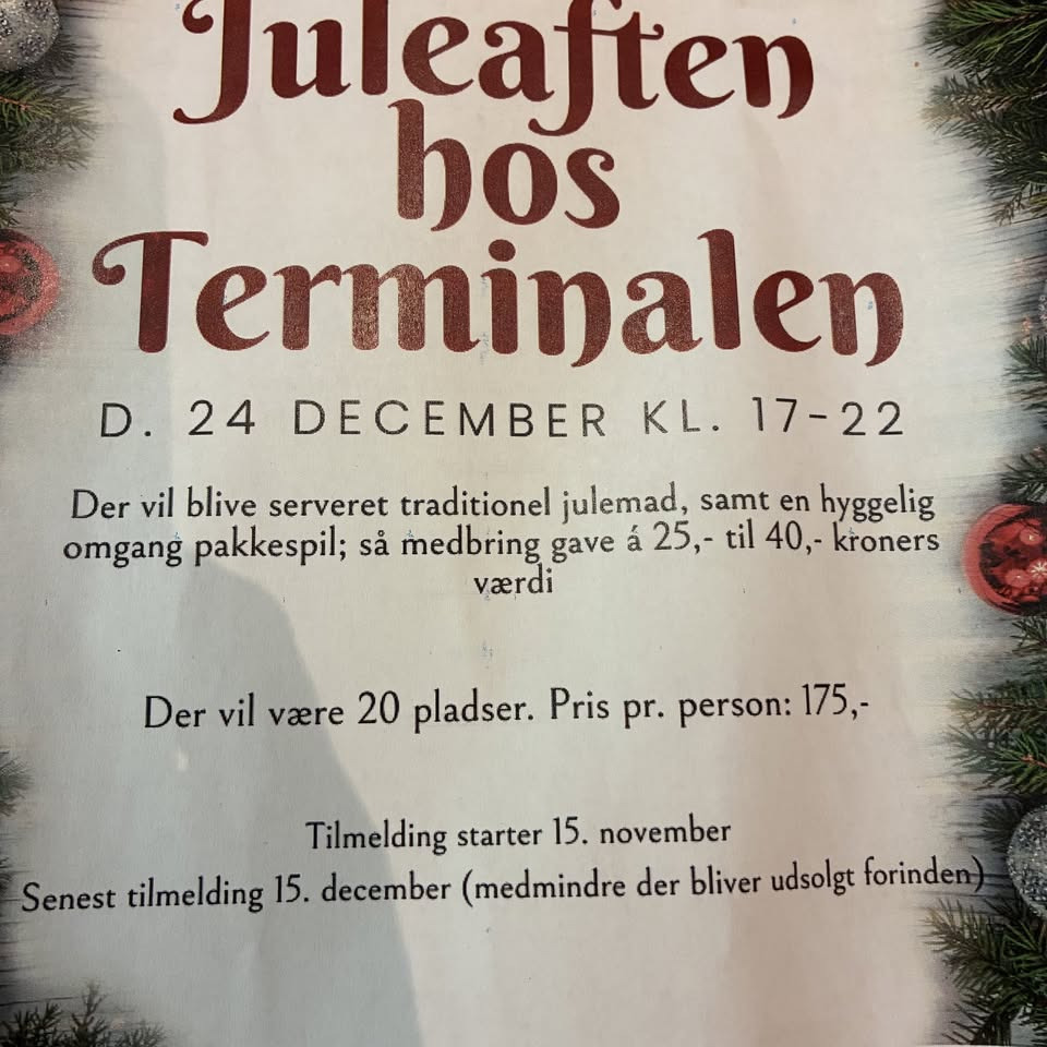 Bodega Terminalen inviterer til juleaften med tilmelding
