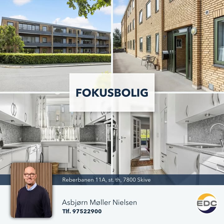 EDC Skive I/S præsenterer velholdt ejerlejlighed i hjertet af byen